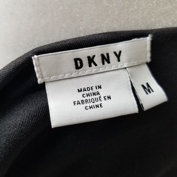 DKNY Solid Black Knit Top - Picture 7 of 7